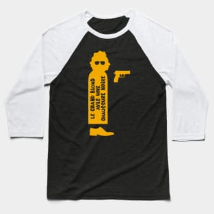 Pierre Richard Illustration- Typo & Gun Baseball T-Shirt